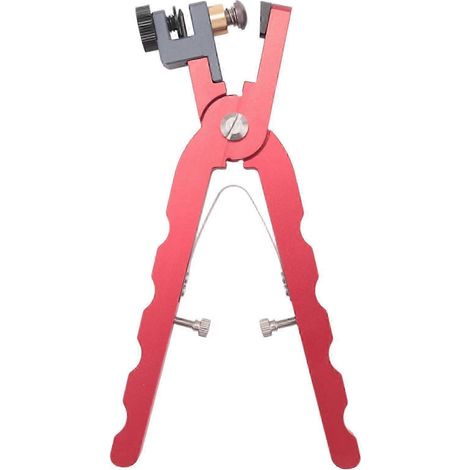 Pince coupante pour bracelets de montre en cuir, outil manuel pour fixer les fermoirs et barrettes à ressort, rouge, droite (1/5)