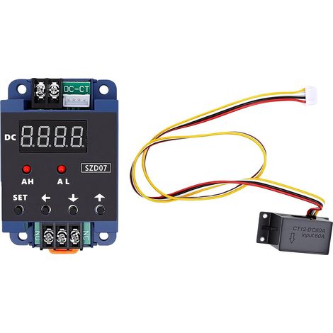 Ampèremètre Numérique DC, Compteur de Courant de Plage 0,3-50A (1/5)