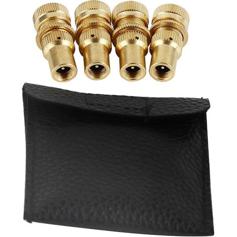 Kit de 4 valves de dégonflage universelles pour pneus de voiture en alliage d'aluminium. (1/4)