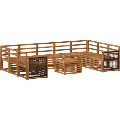 Sofa Sets Solid Acacia Wood vidaXL (1/5)