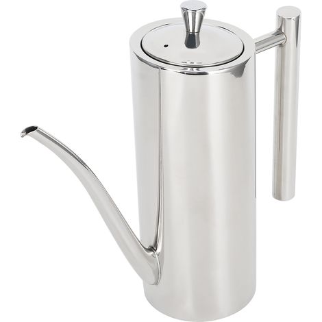 Pot à huile/bouteille/récipient en acier inoxydable anti-poussière et étanche (0,7 L) (1/5)