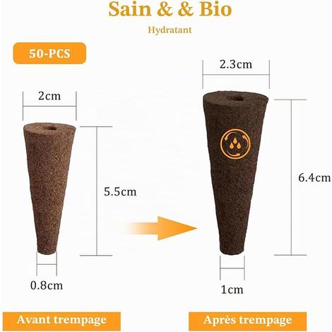 Hydroponic Grow Sponges, Replacement Growth Sponges, Root Growth Sponge Caps Hydroponic Systems Indoor Garden (1/4)