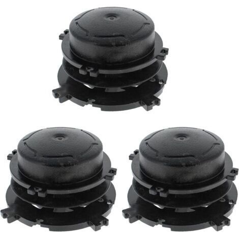 Schneidkopfspule, Schneidkopf für Stihl FS-AutoCut 36-2, 46-2 und 56-2 Freischneider – 40037133001, Schwarz – 3 Stück (1/5)