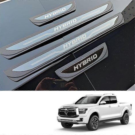 Plaque de seuil de porte pour Cannon Alpha Ultra Hybrid 2024 2025 Accessoires auto Panneaux de protection anti-éraflures 4 pièces ( ) (1/5)