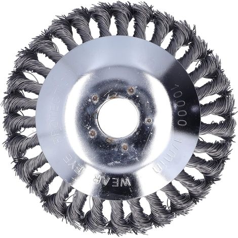Tête de coupe en fil d'acier, outil de coupe efficace pour tondeuse à gazon portative, outils de jardin, 15 cm (1/4)