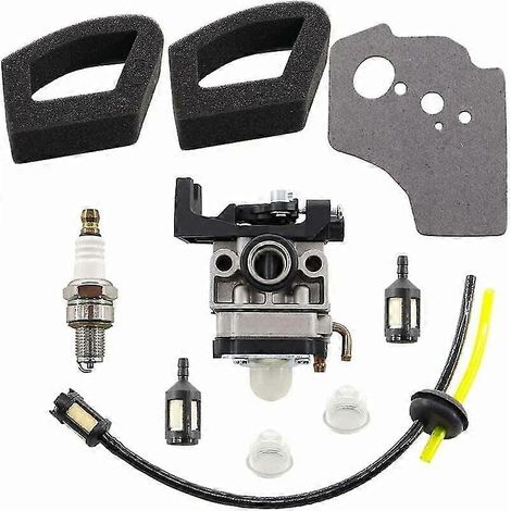 Kit de carburateur pour moteurs de tondeuses et débroussailleuses Honda GX25, GX35, GX 25, 35, HHT35, HHT35S et FG110 (référence 16100-Z0H-8). (1/5)