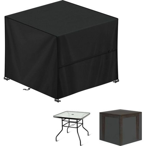Housse salon de jardin 90x90x90 cm – Imperméable 420D Oxford – Anti-UV et antigel – Sac de rangement inclus (1/5)