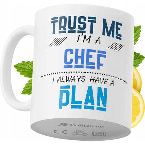 Lustige Tasse für Köche – Kaffee- oder Teetasse mit witzigem Textdesign – ideal für Geburtstage, Namenstage, Feiertage und besondere Anlässe. Hochwertige Tasse für Zuhause, Büro und Arbeit. Farbe: Wei (1/5)