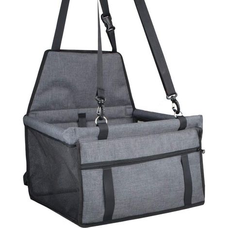 Siège auto pour chien de petite et moyenne taille, pliable et résistant à l'eau, pour banquette arrière. Protection optimale pour votre voiture. Matériau stable et imperméable. Protection renforcée po (1/5)