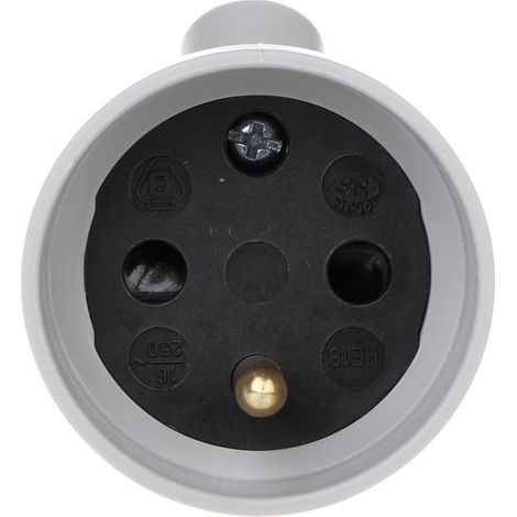 Legrand LE-50106 prise angulaire grise compacte IP44