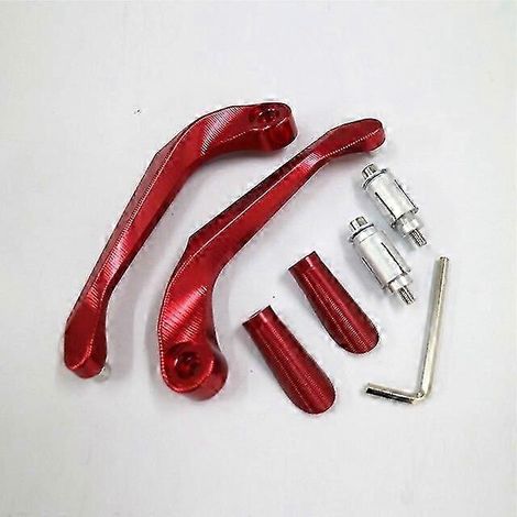Protection de poignée de klaxon, de frein et d'embrayage pour moto Kawasaki Er6f Er4f Er6n Er5 (7/8" 22 mm) - Rouge (1/5)