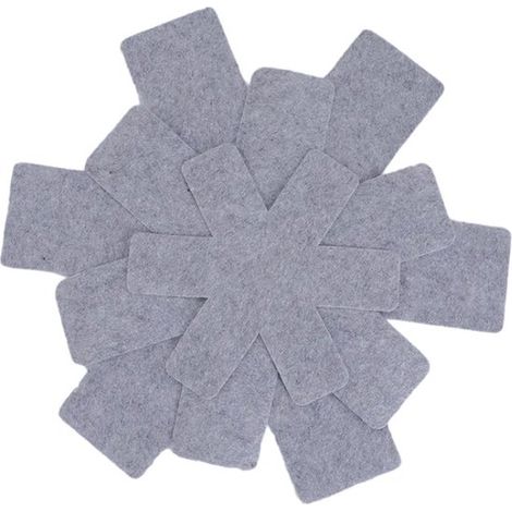 Protectores para sartenes, Juego de 8-30 x 30 x 0,2 cm, Alfombrillas de tela no tejida para sartenes, Alfombrillas aislantes del calor (1/5)