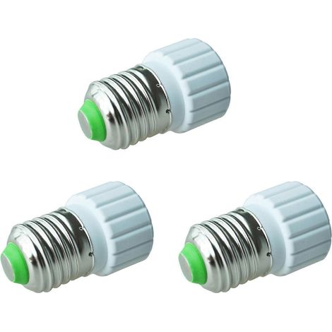 3 x E27 pour GU10 Extend base LED CFL ampoule lampe adaptateur Con r vis prise (1/4)