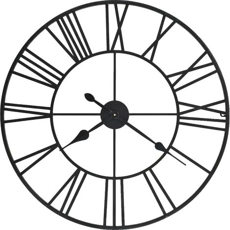 Reloj de pared, movimiento de cuarzo, diseño metálico vintage, verde militar. (1/2)
