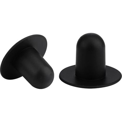 Bouchon de Piscine, Compatible Intex et, Bouchon de Trou de Crépine de Pompe de Filtre Bouchon de Vidange Piscine Bouchon de Piscine Hors Sol (2 Pièces, noir) (1/5)