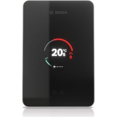 Bosch Regulador WLAN inteligente EasyControl Pantalla táctil, conexión App, negro, 7736701392