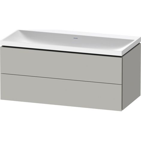 Duravit L-Cube c-shaped Set wandhängend, 2 Schubkästen, ohne