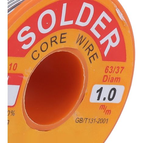 Fil de soudure plombé sans nettoyage, 50 g, 1,0 mm. (1/5)