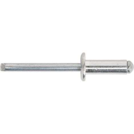 Sealey Aluminium Standard Flange Blind Rivet 6.4 x 12mm - Pack of 200 RB6412S