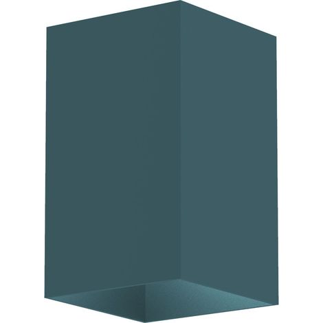 LUMICOM CUBE Plafoniera, 1X GU10, max 33W, metallo, blu mediterraneo, H10cm