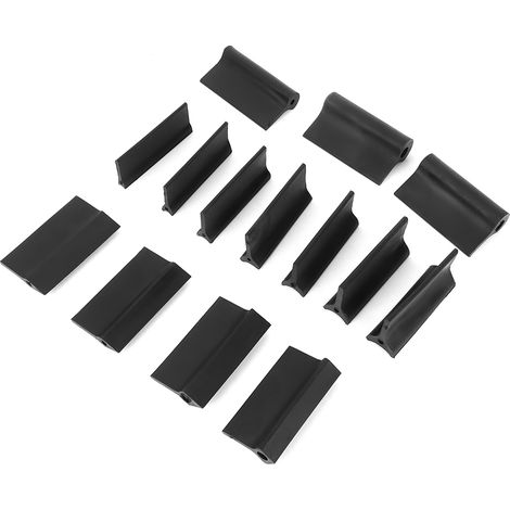 Lot de 14 blocs de ponçage en caoutchouc, tapis de ponçage et tampons de polissage flexibles pour le travail du bois (1/5)