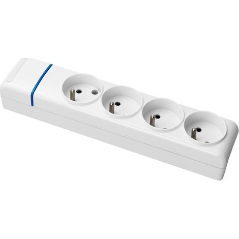 Solera – Multiprise 4 prises – Puissance max 3680W – Sans câble – Fixations multiples pour installation facile