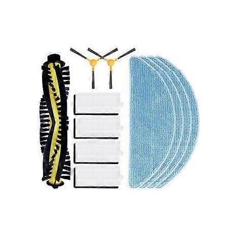 Accessoire pour robot aspirateur S7 Pro : brosse latérale rotative, filtre HEPA et chiffon de nettoyage (1/5)