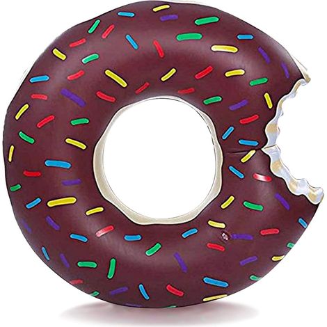 Diese aufblasbare PVC-Schwimmhilfe ist ideal für Kinder und Jugendliche im Sommer. Sie lässt sich leicht aufblasen und transportieren und ist perfekt für den Strand. (1/4)