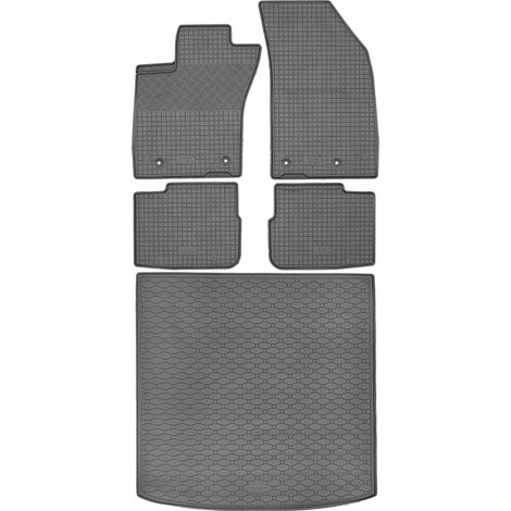 Fiat Tipo Kombi desde 02.2017 SET - Alfombrillas de goma para coche + alfombrilla para maletero (1/5)