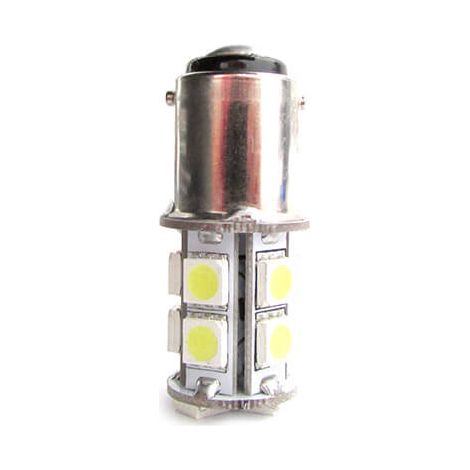 Lampada Led Tubolare Miniaturizzata BA15D 220V 2W Bianco Freddo Per Segnalazione Cancelli Bajour