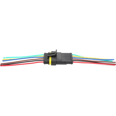 2 jeux de connecteurs électriques étanches pour voiture 4/5/6 broches avec câble (6P) (1/5)