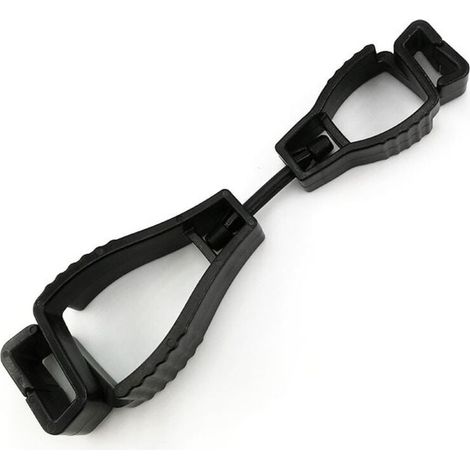Handschuhclip-Halter, Handschuhgreifer-Clip, 4-teiliger Handschuhclip, Sicherheits-Arbeitshandschuhclip, Handschuhclip, Arbeitshandschuhgreifer für Arbeitshandschuhe (Schwarz)