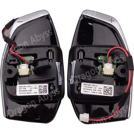 Piano black paddle shifters for the new Audi A4L B9, large paddle shifters 8W0951523J (1/2)