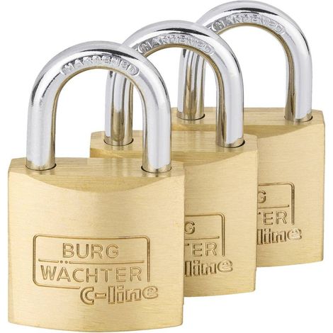 Burg Wächter 6371 candado latón 30 mm