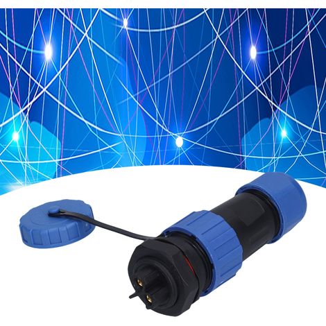LP20 lötfreier mehradriger Stecker und Buchse, lötfreie Mutternausführung, IP68 wasserdichter Luftfahrtstecker und -buchse, 250 V, Φ6-12 mm², 2 Leiter. (1/5)