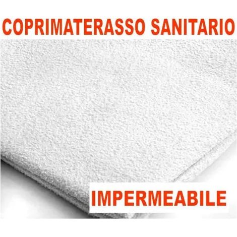 Coprimaterasso letto Matrimoniale impermeabile sanitario incerata con angoli lavabile