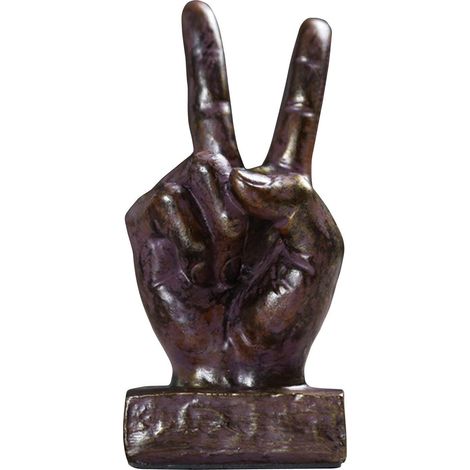 Handskulptur, Fingerfigur aus Kunstharz, Dekoration für Büro und Zuhause