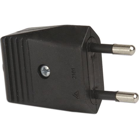 Simon Schwarzer Stecker 10A 250V ohne TT CL103013
