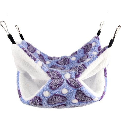 Bardusch - Hamac suspendu pour petits animaux de compagnie, furet, lit superposé, jouet pour cage de hamster ou rat// (1/4)