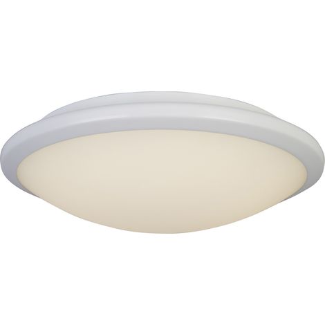 Plafoniera Contemporanea Knutsford Acciaio Bianco Vetro Led 14W 3500K (1/5)