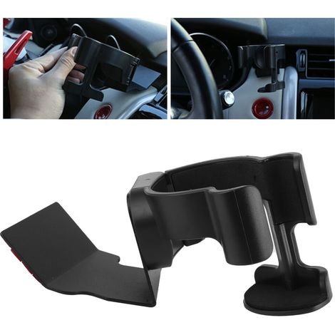 Supporto per telefono da cruscotto per Land Rover Discovery 5 (2017-2020), realizzato in materiale ABS, di tipo adesivo.