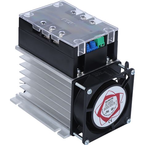 Composants électriques du contrôleur de démarrage progressif, fond en aluminium, accessoire pour moteur monophasé/biphasé (module radiateur) (1/5)