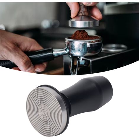 Espresso-Tamperhammer mit konstanter Kraft, 53-mm-Gewindefuß + Ständer (1/5)
