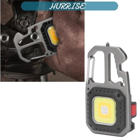 Sonew Petites lampes de poche COB Lampe de Poche Porte-clés Portable COB, Mini Lampe de Travail Rechargeable avec piscine torche (1/5)