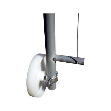 Schake Laufrolle Ø200mm für Bauzaun-Torelement (1/2)