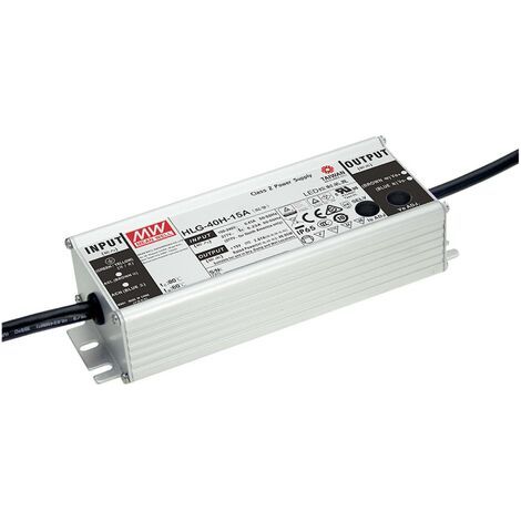 Mean Well HLG-40H-12AB Driver de LED à tension constante 39.96 W 2 - 3.33 A 10.8 - 13.5 V/DC dimmable, fonction dimmeur 3 en 1, réglable, circuit PF Q923972 (1/4)