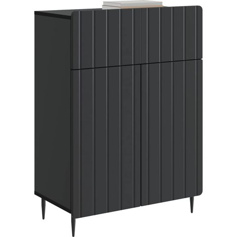 Maison Exclusive - Credenza Nero 66 x 34,5 x 92 cm Legno ingegnerizzato