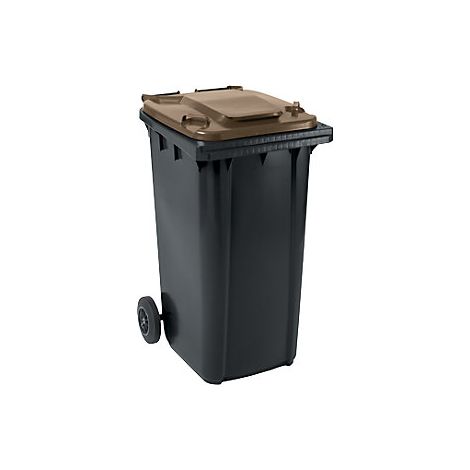 kaiserkraft  Bidone per rifiuti in plastica DIN EN 840 