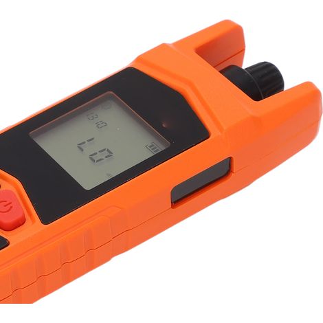 GARRYFIZH Wattmètre à fibre optique haute précision, mini-testeur 7 longueurs d'onde, localisateur visuel de défauts avec LED, -50 à +26 dBm