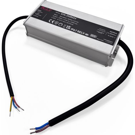 Wasserdichtes Netzteil 24V DC - 350W - IP67 - GV6 (1/4)